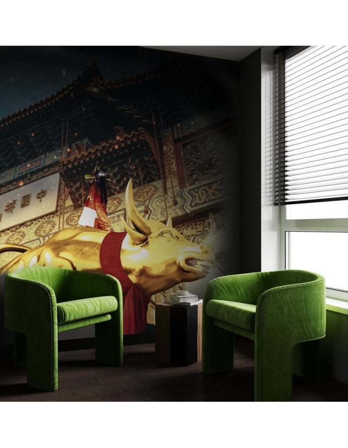 Modern Wallpapers for the home - Golden bull Zehem Chong | FEEBY