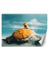 Living room Wallpaper - Yellow mountain Zehem Chong | FEEBY