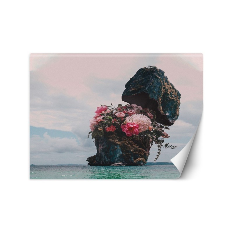 Modern Wallpapers - Rock with flowers Zehem Chong | FEEBY
