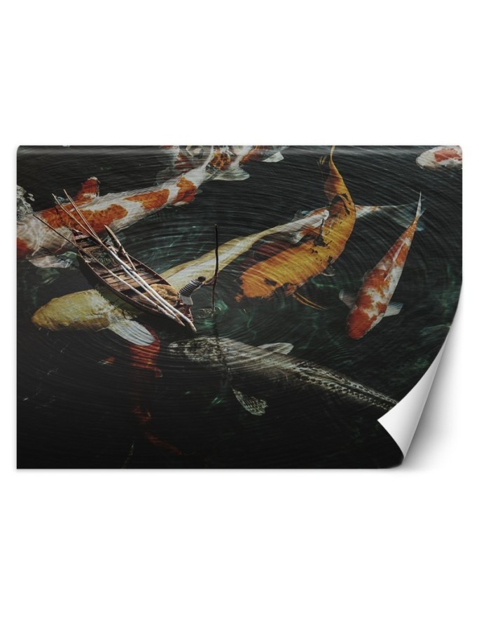 Living room Wallpaper - Koi fish Zehem Chong | FEEBY