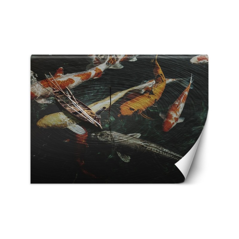 Living room Wallpaper - Koi fish Zehem Chong | FEEBY