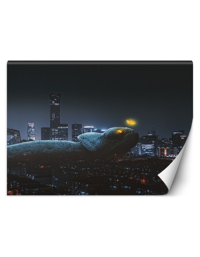 Designer Wallpaper - Chameleon in the city Zehem Chong | FEEBY