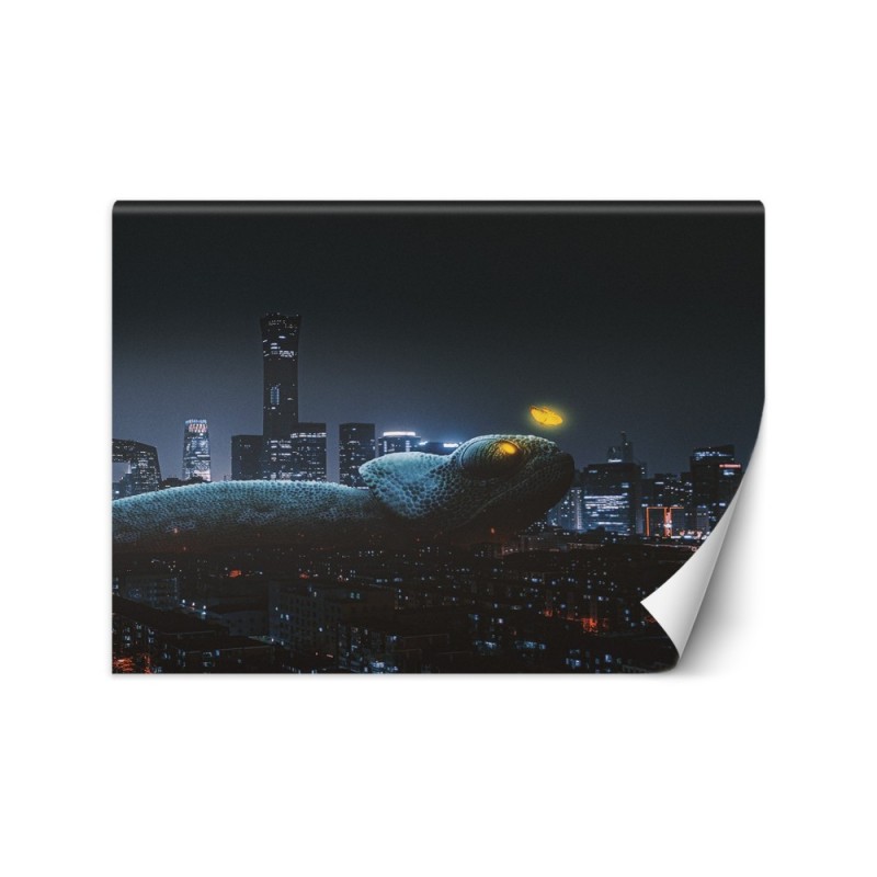 Designer Wallpaper - Chameleon in the city Zehem Chong | FEEBY