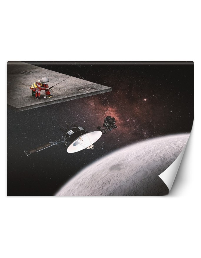Wall mural Fishing in space