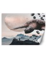 Modern Wallpaper - Turtle flying over mountains Zehem Chong | FEEBY