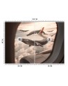 Most fashionable wall mural - Whale view from an aeroplane Zehem Chong | FEEBY