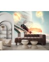 Art wall mural - Jellyfish in the sky Zehem Chong | FEEBY