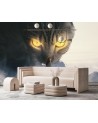 Wall mural - Yellow cat eyes Zehem Chong | FEEBY