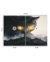 Wall mural - Yellow cat eyes Zehem Chong | FEEBY