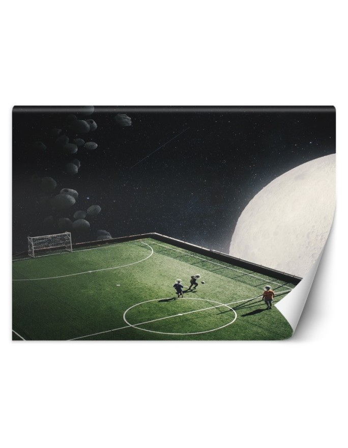 Wall mural Football in Space