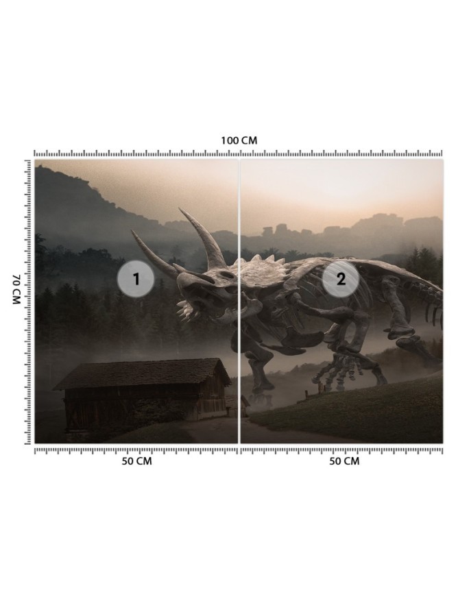 Wall mural for living room - The last dinosaur Zehem Chong | FEEBY