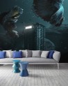 Unique wall murals - Skyscraper in the ocean Zehem Chong | FEEBY