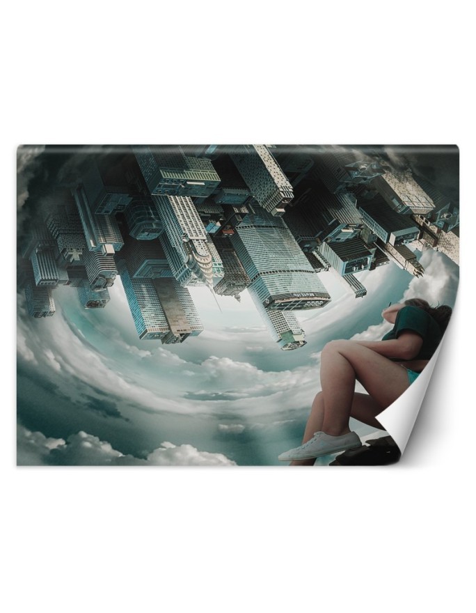 Original wall murals - Skyscraper view Zehem Chong | FEEBY