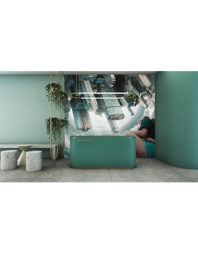 Original wall murals - Skyscraper view Zehem Chong | FEEBY