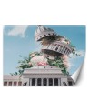 Wall murals for living room - Building with flowers Zehem Chong | FEEBY