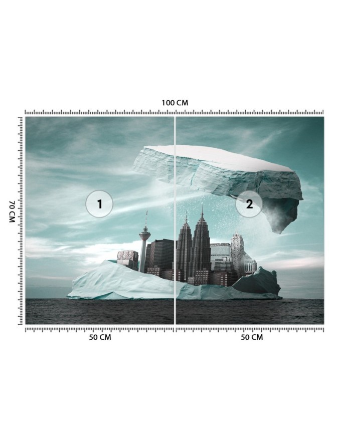 Wall murals - Hidden city Zehem Chong | FEEBY