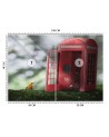Wallpaper for living room - London booth Zehem Chong | FEEBY