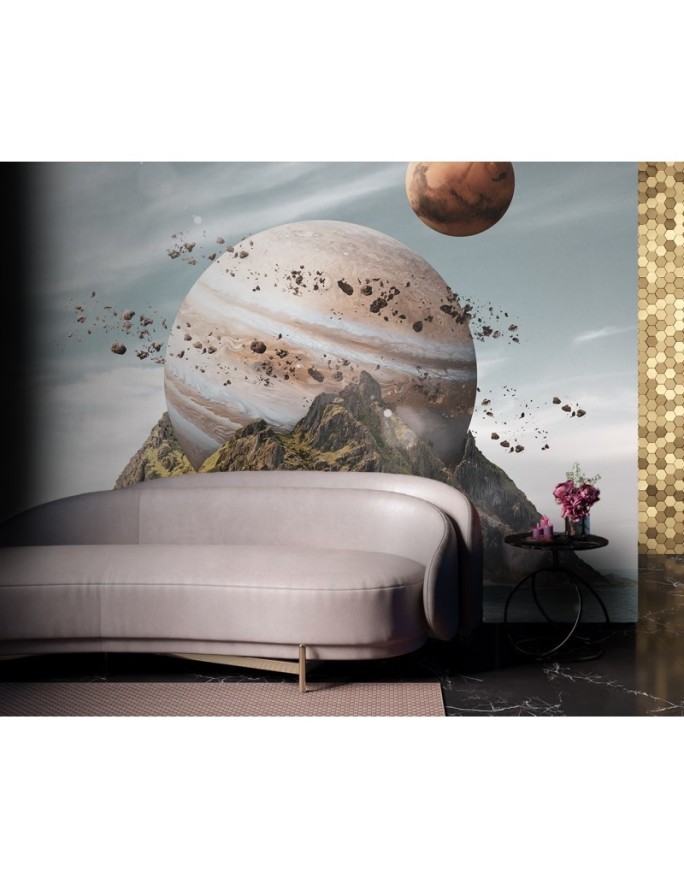Modern Wallpaper - Planet landing Zehem Chong | FEEBY