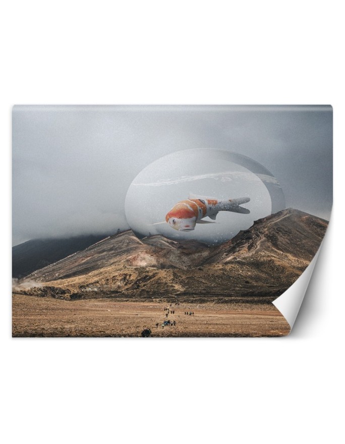 Wall mural A carp in a bubble