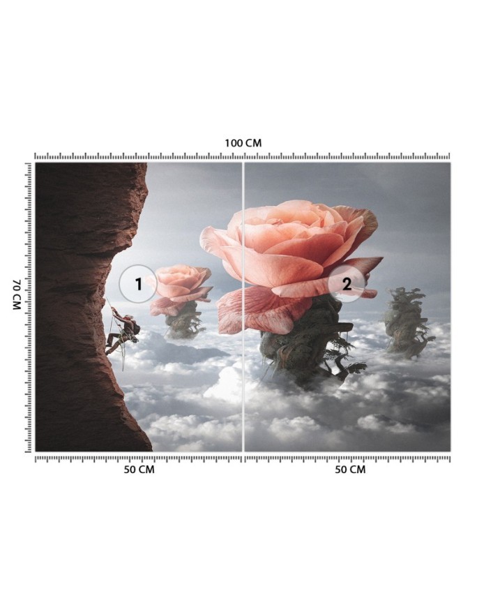 Designer Wallpaper - Cloud rose Zehem Chong | FEEBY