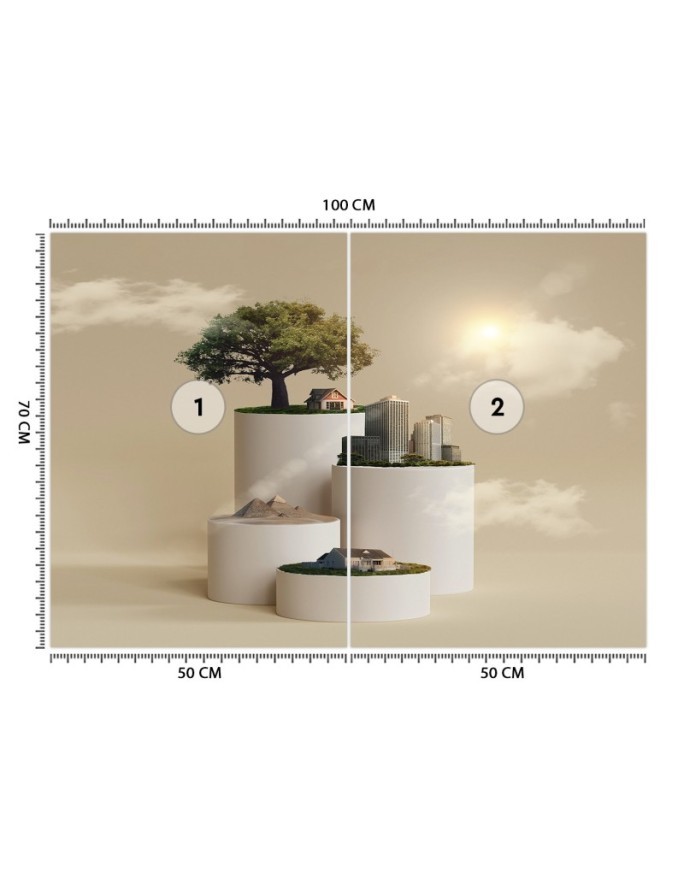 Wallpaper for home or office - Bonsai tree Zehem Chong | FEEBY