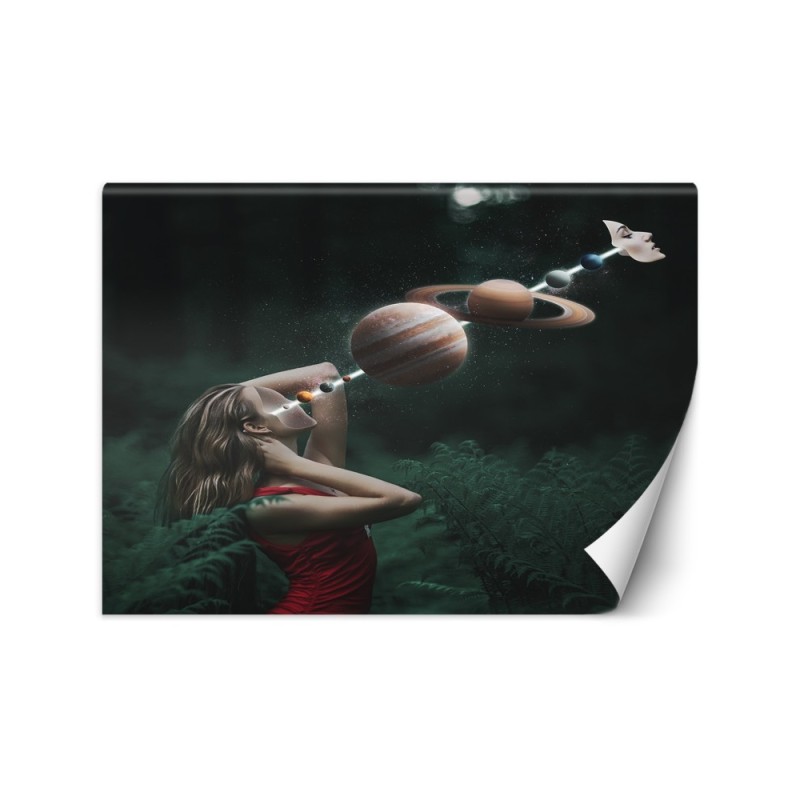 Inspirational Wallpaper - Cosmos abstract woman Zehem Chong | FEEBY