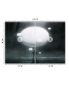 Abstract Wallpaper - White planet | FEEBY
