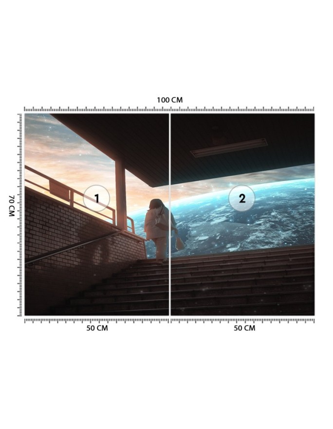 Stylish wall murals - Journey into the unknown Zehem Chong | FEEBY