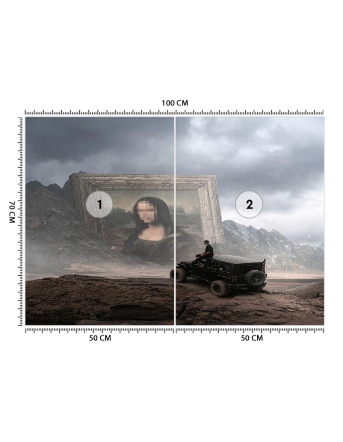 Exclusive wall murals - Mona Lisa Zehem Chong | FEEBY