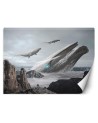 Stylish wall mural - Flying whales Zehem Chong | FEEBY