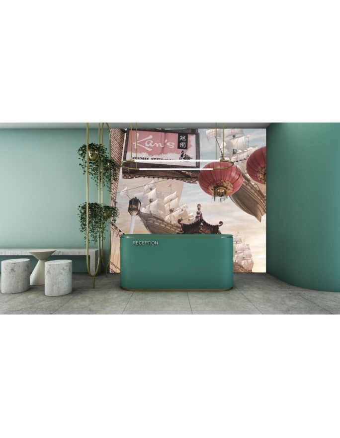 Art wall mural - Ships in the sky Zehem Chong | FEEBY