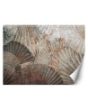 Abstract Wallpaper - Fans Beige Brown | FEEBY