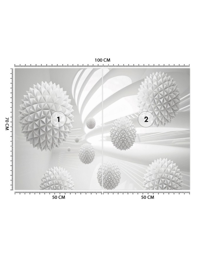 Exclusive 3D Wallpapers - Abstract balls tunnel 3D | FEEBY