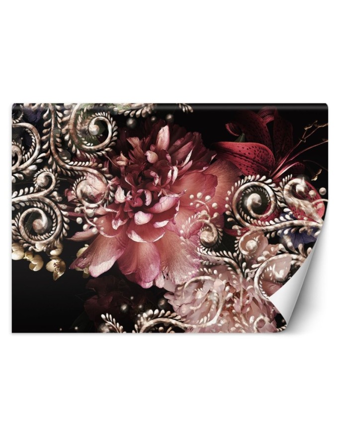 Wall mural 3D Peony Glamour