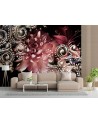 Stylish Wallpapers 3D - Peony and lily flower glamour 3D | FEEBY