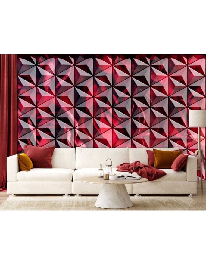Abstract Wallpapers - Red geometry | FEEBY