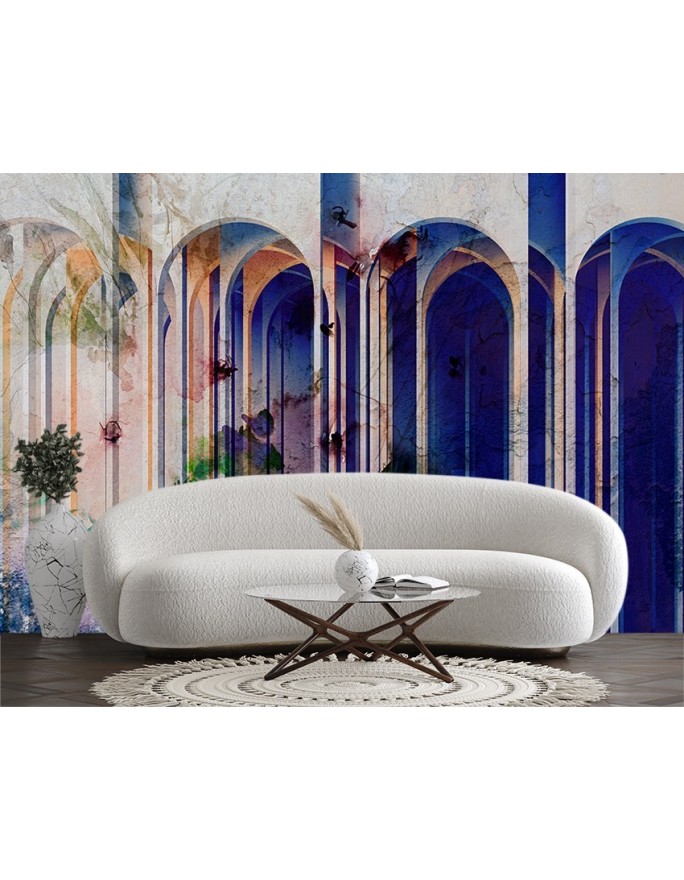 Modern Wallpapers - Columns abstraction colourful | FEEBY