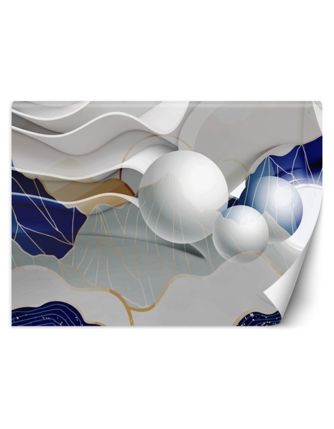 3D modern Wallpapers - 3D abstract waves and spheres | FEEBY
