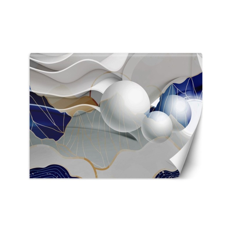 3D modern Wallpapers - 3D abstract waves and spheres | FEEBY
