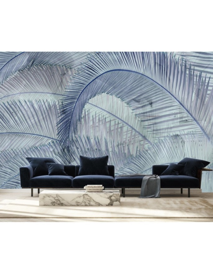 Exotic Wallpaper - Palm leaves jungle 3D | FEEBY