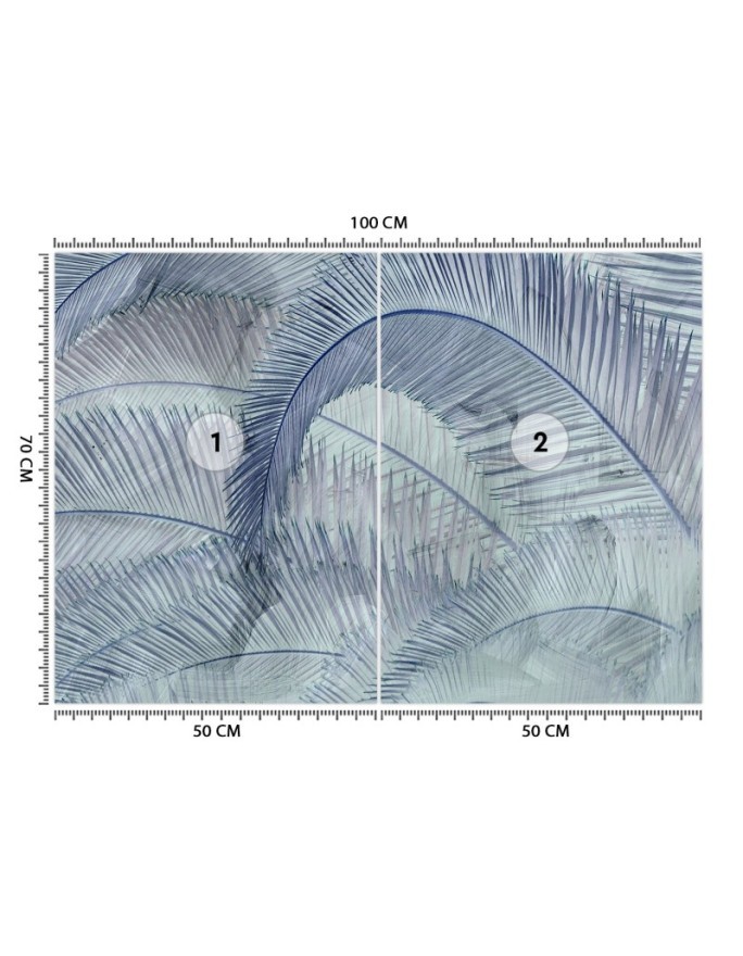 Exotic Wallpaper - Palm leaves jungle 3D | FEEBY