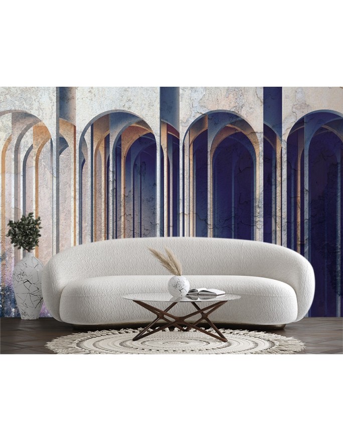 Contemporary Wallpaper - Columns 3D abstract | FEEBY