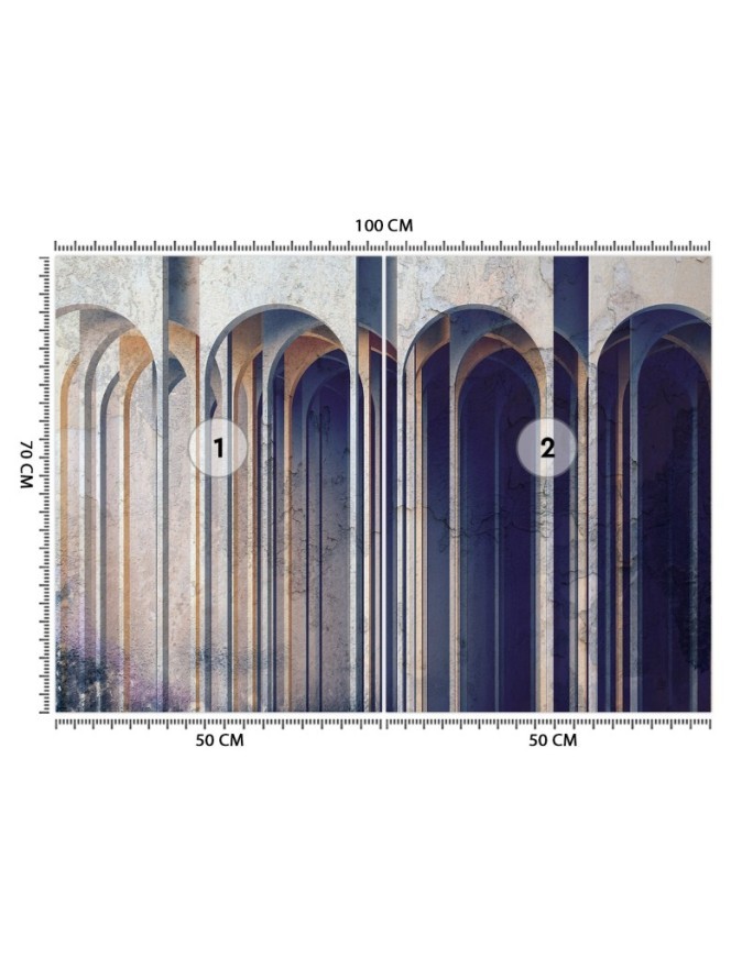 Contemporary Wallpaper - Columns 3D abstract | FEEBY