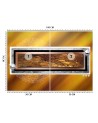 Beautiful Wallpapers for the living room - Gold mandala abstraction | FEEBY