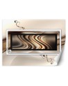 Modern wall murals for the home - Waves and geometry | FEEBY