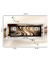 Modern wall murals for the home - Waves and geometry | FEEBY