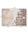Original wall murals - Mandala White Geometry | FEEBY