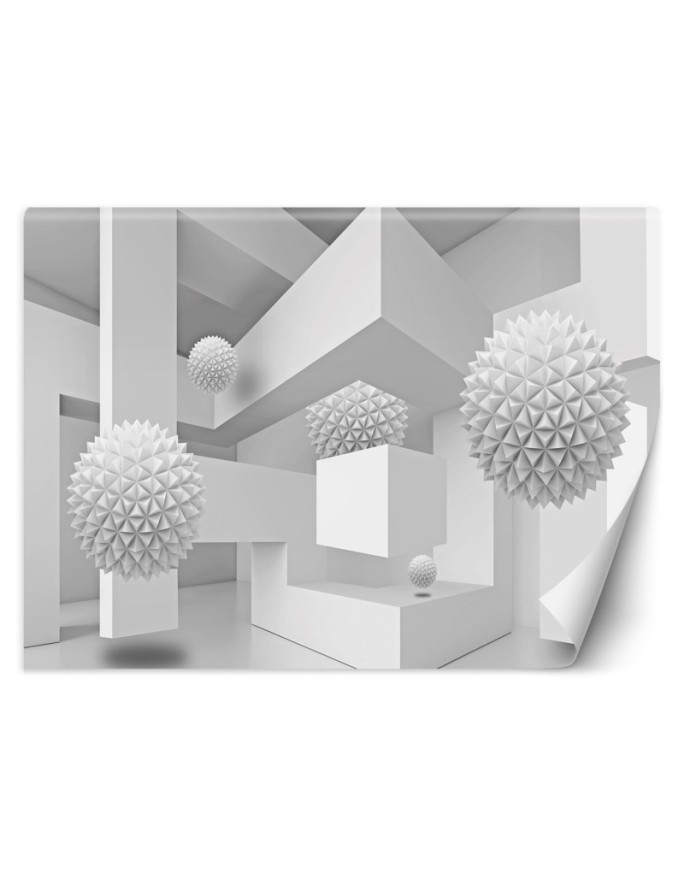 3D wall murals - Geometric abstraction 3D | FEEBY