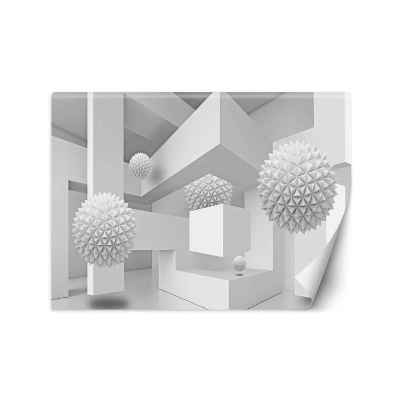 3D wall murals - Geometric abstraction 3D | FEEBY