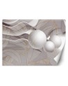 3D wall murals - Gold leaf and balls 3D | FEEBY